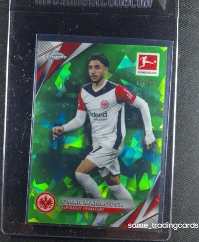 Omar Marmoush 2024 Topps Chrome Sapphire /99