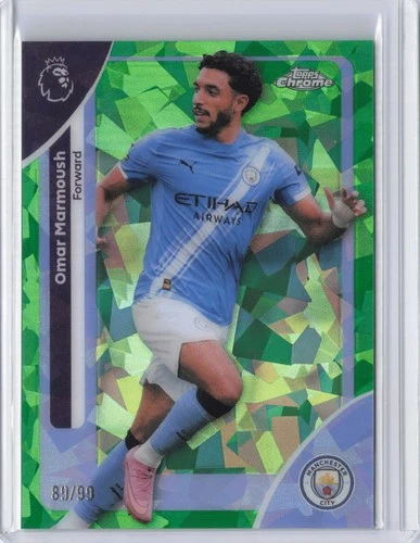 Omar Marmoush 2024 Topps Chrome Sapphire /99