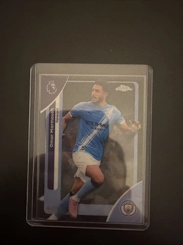 Omar Marmoush 2026 Topps Chrome Sapphire Black /10