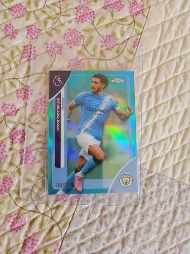 Omar Marmoush 2026 Topps Chrome Teal /299