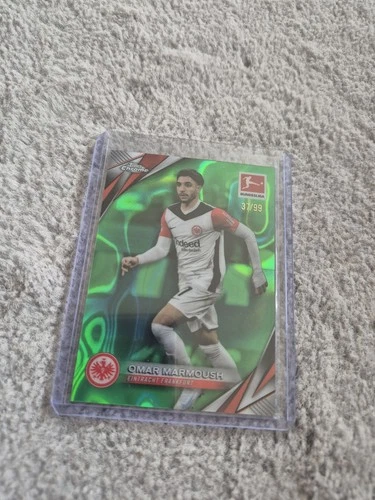 Omar Marmoush 2024 Topps Cromo Bundesliga Lava Verde /99