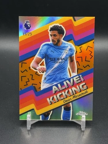 Omar Marmoush 2026 Topps Cromo Premier League Orange /25