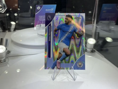 Omar Marmoush 2025 Topps Cromo Premier League RayWave Refractor