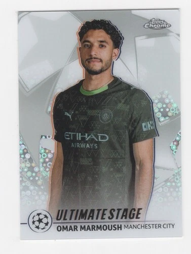 Omar Marmoush 2025 Topps Cromo UEFA Club Champions