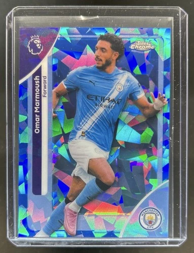 Omar Marmoush 2026 Topps Cromo Zafiro Sapphire