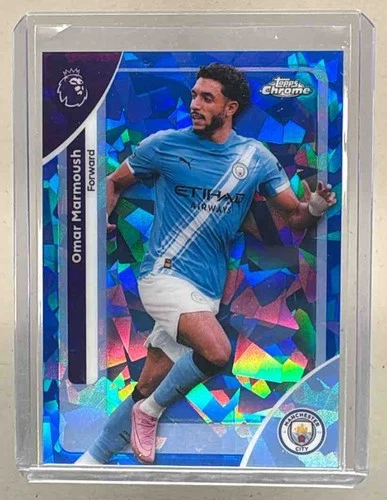 Omar Marmoush 2026 Topps Cromo Zafiro Zafiro
