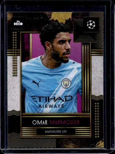 Omar Marmoush 2025 Topps Deco UEFA Purple /50