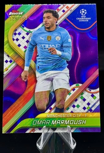 Omar Marmoush 2024 Topps Finest /199