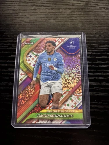 Omar Marmoush 2024 Topps Finest 47/50