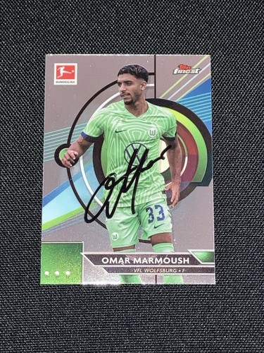 Omar Marmoush 2022 Topps Finest