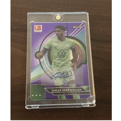 Omar Marmoush 2022 Topps Finest /99