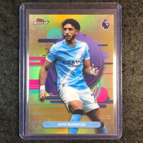 Omar Marmoush 2026 Topps Finest Gold /25