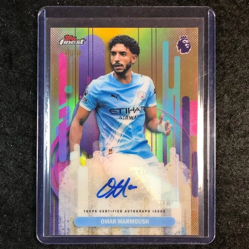 Omar Marmoush 2026 Topps Finest Gold /50
