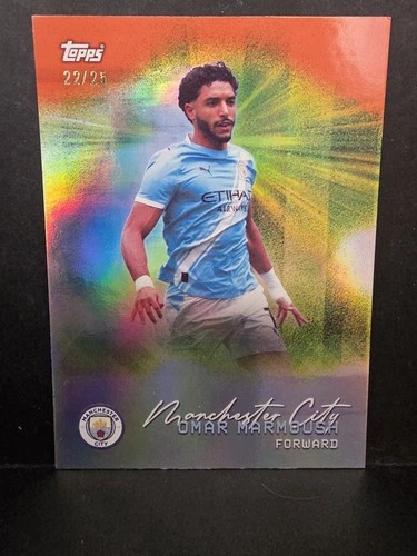 Omar Marmoush 2025 Topps Manchester City /25