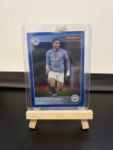Omar Marmoush 2024 Topps Merlin Chrome /150