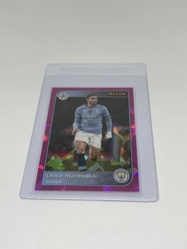 Omar Marmoush 2024 Topps Merlin Chrome /199
