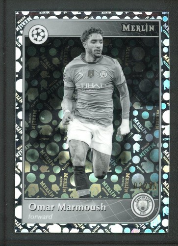 Omar Marmoush 2025 Topps Merlin Chrome /35