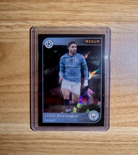 Omar Marmoush 2024 Topps Merlin Chrome Nero /10