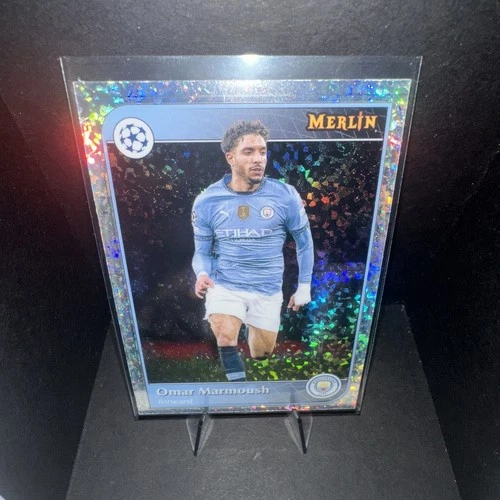 Omar Marmoush 2024 Topps Merlin Chrome Refractor