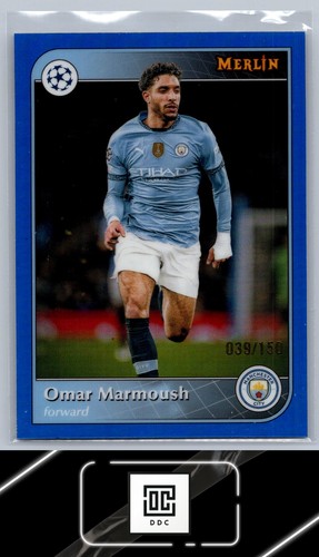 Omar Marmoush 2024 Panini Merlin UEFA Club Competitions Blue /150