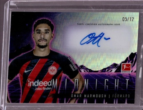Omar Marmoush 2023 Topps Midnight /12