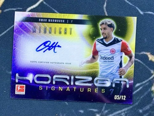 Omar Marmoush 2024 Topps Midnight /12