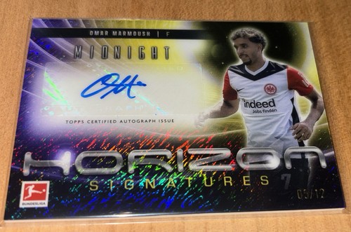 Omar Marmoush 2024 Topps Midnight Bundesliga /12