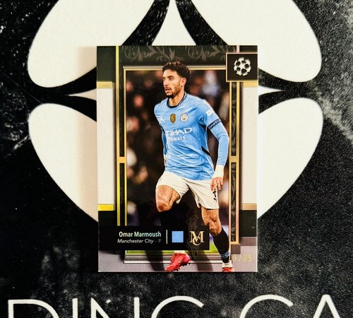 Omar Marmoush 2024 Topps Museum Amber /35