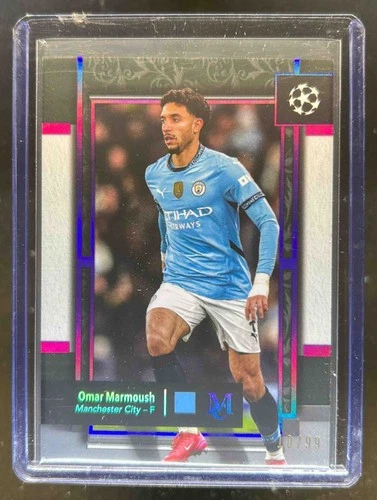 Omar Marmoush 2024 Topps Museum Amethyst /99