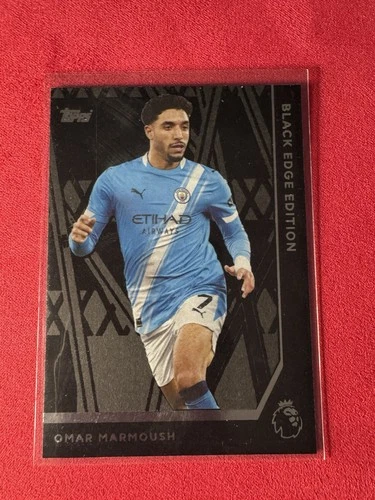 Omar Marmoush 2025 Topps Premier League Black Edge