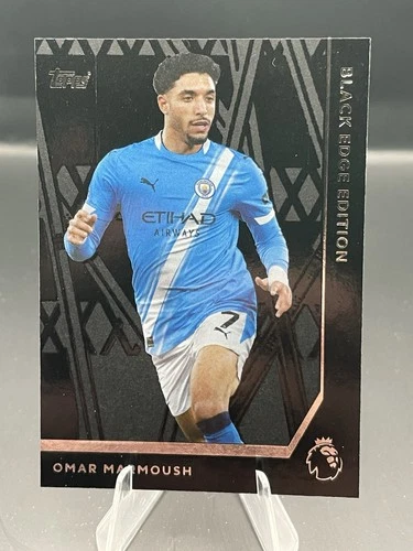 Omar Marmoush 2025 Topps Premier League Black Edge /25