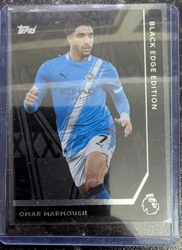 Omar Marmoush 2026 Topps Premier League Black Edge Edition