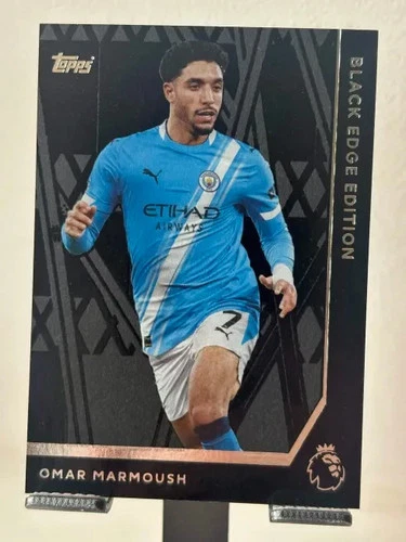 Omar Marmoush 2025 Topps Premier League Black Edge Edition
