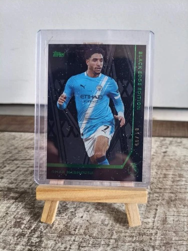 Omar Marmoush 2025 Topps Premier League Black Edge Edition /99