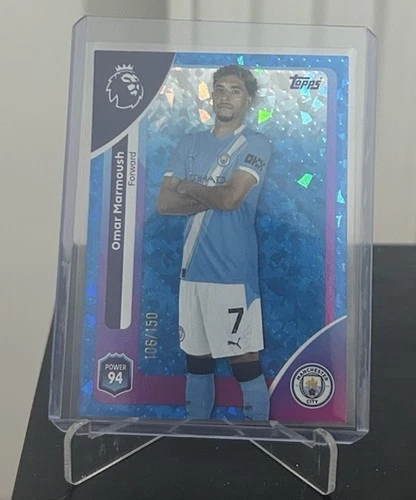 Omar Marmoush 2026 Topps Premier League Blue /150