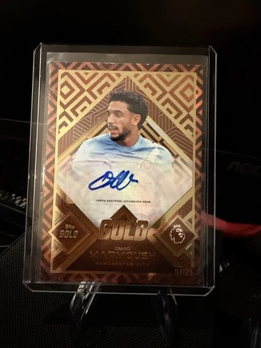 Omar Marmoush 2025 Topps Premier League Gold /25