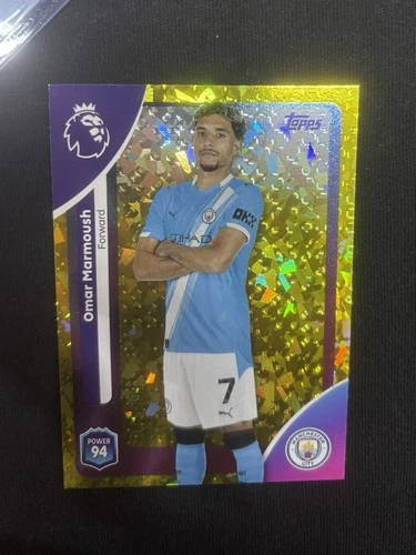 Omar Marmoush 2026 Topps Premier League Gold /299