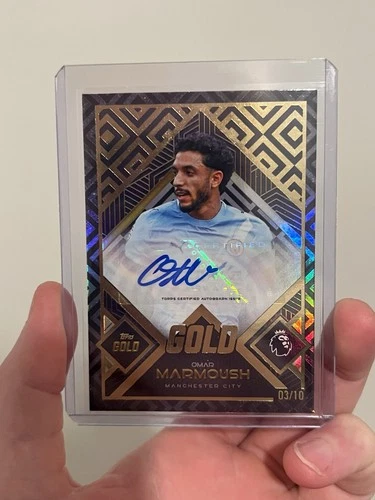 Omar Marmoush 2025 Topps Premier League Gold 3/10