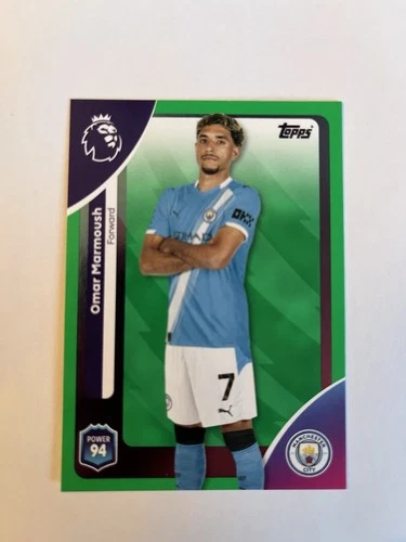 Omar Marmoush 2026 Topps Premier League Green