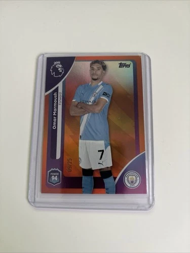 Omar Marmoush 2025 Topps Premier League Orange /25