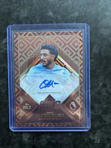 Omar Marmoush 2025 Topps Premier League Oro Oro /25