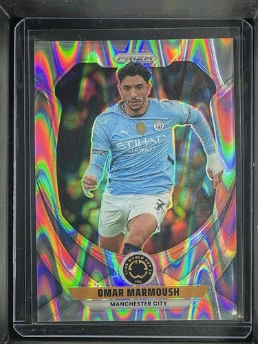 Omar Marmoush 2025 Panini Prizm Copa Mundial de Clubes de la FIFA 2025 Seismic Prizm