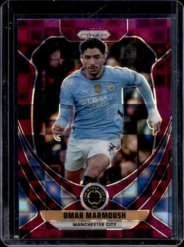 Omar Marmoush 2025 Panini Prizm FIFA Club World Cup Purple Pandora /49