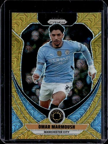 Omar Marmoush 2025 Panini Prizm Multicolor Mojo /25