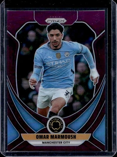 Omar Marmoush 2025 Panini Prizm Purple /125
