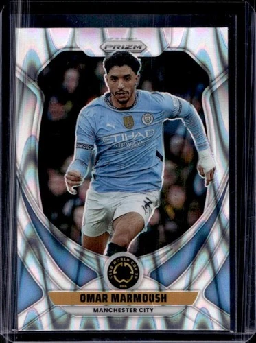 Omar Marmoush 2025 Panini Prizm Seismic #143
