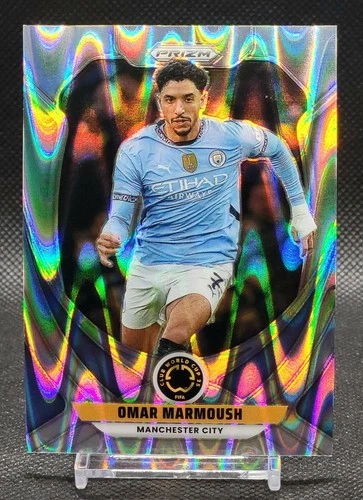 Omar Marmoush 2025 Panini Prizm Seismic Prizm #143