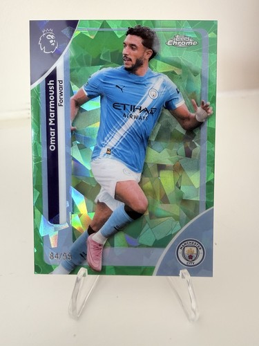 Omar Marmoush 2026 Topps Sapphire Green /99