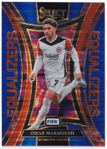 Omar Marmoush 2024 Panini Select Blue Pulsar