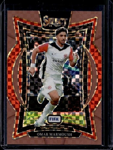 Omar Marmoush 2024 Panini Select FIFA Bronze Checker /75